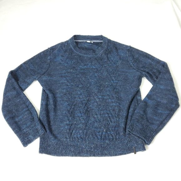 Calvin Klein Jeans  Sweater‎ Womens Medium Blue Acrylic Pullover - Picture 3 of 9
